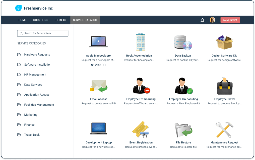 IT Service Catalog