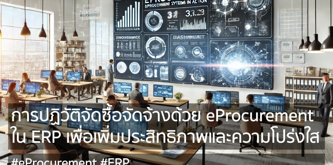 การปฏิวัติระบบจัดซื้อจัดจ้างด้วย eProcurement ใน ERP เพื่อเพิ่มประสิทธิภาพและความโปร่งใส