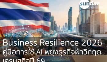 Business Resilience 2026: คู่มือการใช้ AI พยุงธุรกิจฝ่าวิกฤตเศรษฐกิจปี 69