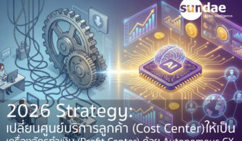 2026 Strategy: เปลี่ยนศูนย์บริการลูกค้า (Cost Center) ให้เป็นเครื่องจักรทำเงิน (Profit Center) ด้วย Autonomous CX